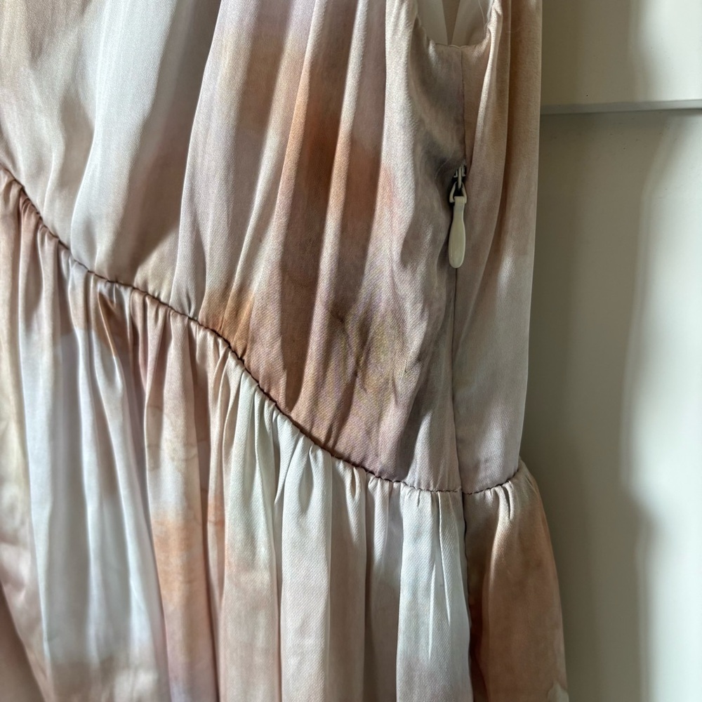 H&M Elegant pink beige Sleeveless Maxi Dress - Picture 4 of 8